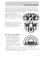 Предварительный просмотр 54 страницы Mercury Sable 2001 Owner'S Manual