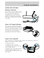 Предварительный просмотр 62 страницы Mercury Sable 2001 Owner'S Manual