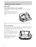 Предварительный просмотр 81 страницы Mercury Sable 2001 Owner'S Manual