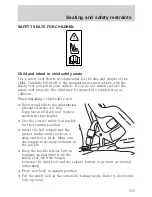 Предварительный просмотр 106 страницы Mercury Sable 2001 Owner'S Manual