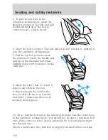 Предварительный просмотр 109 страницы Mercury Sable 2001 Owner'S Manual