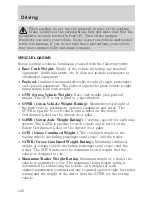 Предварительный просмотр 129 страницы Mercury Sable 2001 Owner'S Manual