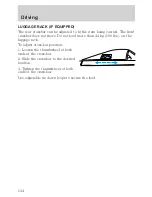 Предварительный просмотр 135 страницы Mercury Sable 2001 Owner'S Manual