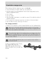 Предварительный просмотр 145 страницы Mercury Sable 2001 Owner'S Manual