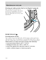 Предварительный просмотр 163 страницы Mercury Sable 2001 Owner'S Manual