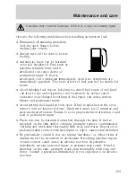 Предварительный просмотр 184 страницы Mercury Sable 2001 Owner'S Manual