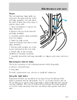 Предварительный просмотр 202 страницы Mercury Sable 2001 Owner'S Manual