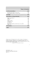 Preview for 3 page of Mercury Sable 2008 Owner'S Manual