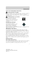 Preview for 5 page of Mercury Sable 2008 Owner'S Manual