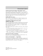 Preview for 73 page of Mercury Sable 2008 Owner'S Manual