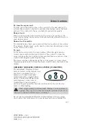 Preview for 107 page of Mercury Sable 2008 Owner'S Manual