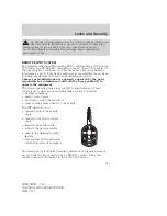 Preview for 129 page of Mercury Sable 2008 Owner'S Manual