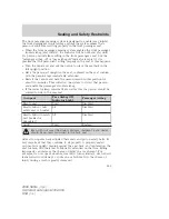 Preview for 169 page of Mercury Sable 2008 Owner'S Manual