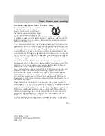 Preview for 205 page of Mercury Sable 2008 Owner'S Manual