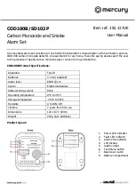 Предварительный просмотр 1 страницы Mercury SD102P User Manual