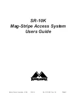 Mercury SR-10K User Manual предпросмотр