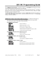 Предварительный просмотр 6 страницы Mercury SR-10K User Manual