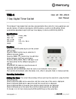 Mercury TMR-4 User Manual preview