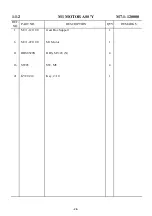 Preview for 61 page of Mercury TP-702-59 Operation, Safety & Spare Parts Manual