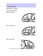 Предварительный просмотр 6 страницы Mercury Tracer 1997 Owner'S Manual