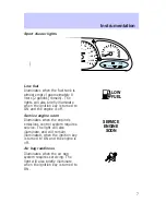 Предварительный просмотр 7 страницы Mercury Tracer 1997 Owner'S Manual