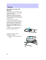 Предварительный просмотр 86 страницы Mercury Tracer 1997 Owner'S Manual