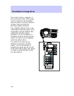 Предварительный просмотр 110 страницы Mercury Tracer 1997 Owner'S Manual