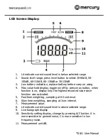 Предварительный просмотр 3 страницы Mercury TSL01 User Manual