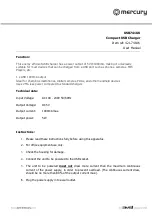 Mercury USB741UK User Manual preview