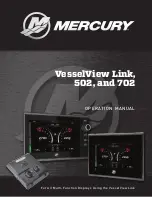 Предварительный просмотр 1 страницы Mercury VesselView 502 Operation Manual