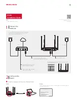 Preview for 2 page of Mercusys AC12G Quick Installation Manual