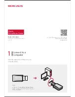 Предварительный просмотр 1 страницы Mercusys MW300UM Quick Installation Manual