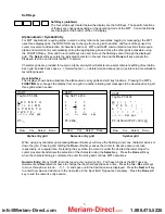 Предварительный просмотр 8 страницы Meriam MFT 4000 User Manual