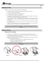 Предварительный просмотр 2 страницы Merida M30A Installation And Operating Manual