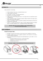 Предварительный просмотр 32 страницы Merida M30A Installation And Operating Manual