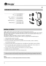 Предварительный просмотр 16 страницы Merida M44A Installation And Operating Manual