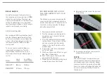 Preview for 4 page of Merida ONE 40 Product Manual