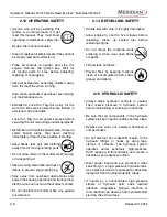 Preview for 18 page of Meridian 240 FF Operator'S Manual