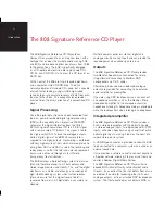 Preview for 6 page of Meridian 808 Signature Reference User Manual