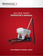 Предварительный просмотр 1 страницы Meridian Bulk Seed Tender Seed Express 225RST Operator'S Manual