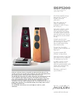 Meridian DSP5200 Brochure & Specs preview