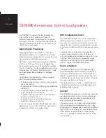 Preview for 62 page of Meridian DSP8000 User Manual