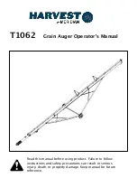 Preview for 1 page of Meridian HARVEST T1062 Operator'S Manual