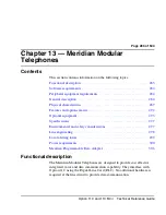 Preview for 283 page of Meridian Meridian 1 Option 11C Mini Technical Reference Manual