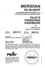 Meridian PA-46-500TP Pilot Operating Handbook preview