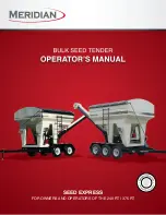 Meridian SEED EXPRESS 240 RT Operator'S Manual preview