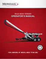 Meridian TITAN SR2 Operator'S Manual preview