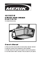 Merik 511M FS2 Owner'S Manual preview