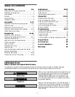 Preview for 2 page of Merik 511MM FS2 Owner'S Manual