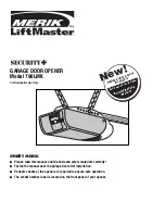 Preview for 1 page of Merik 790LMK Owner'S Manual